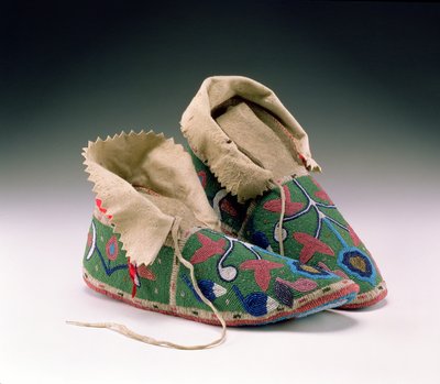Moccasins, Eastern Sioux by American School